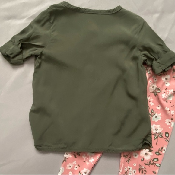 Carter’s Swing Top & Floral Leggings Set - Picture 2 of 4